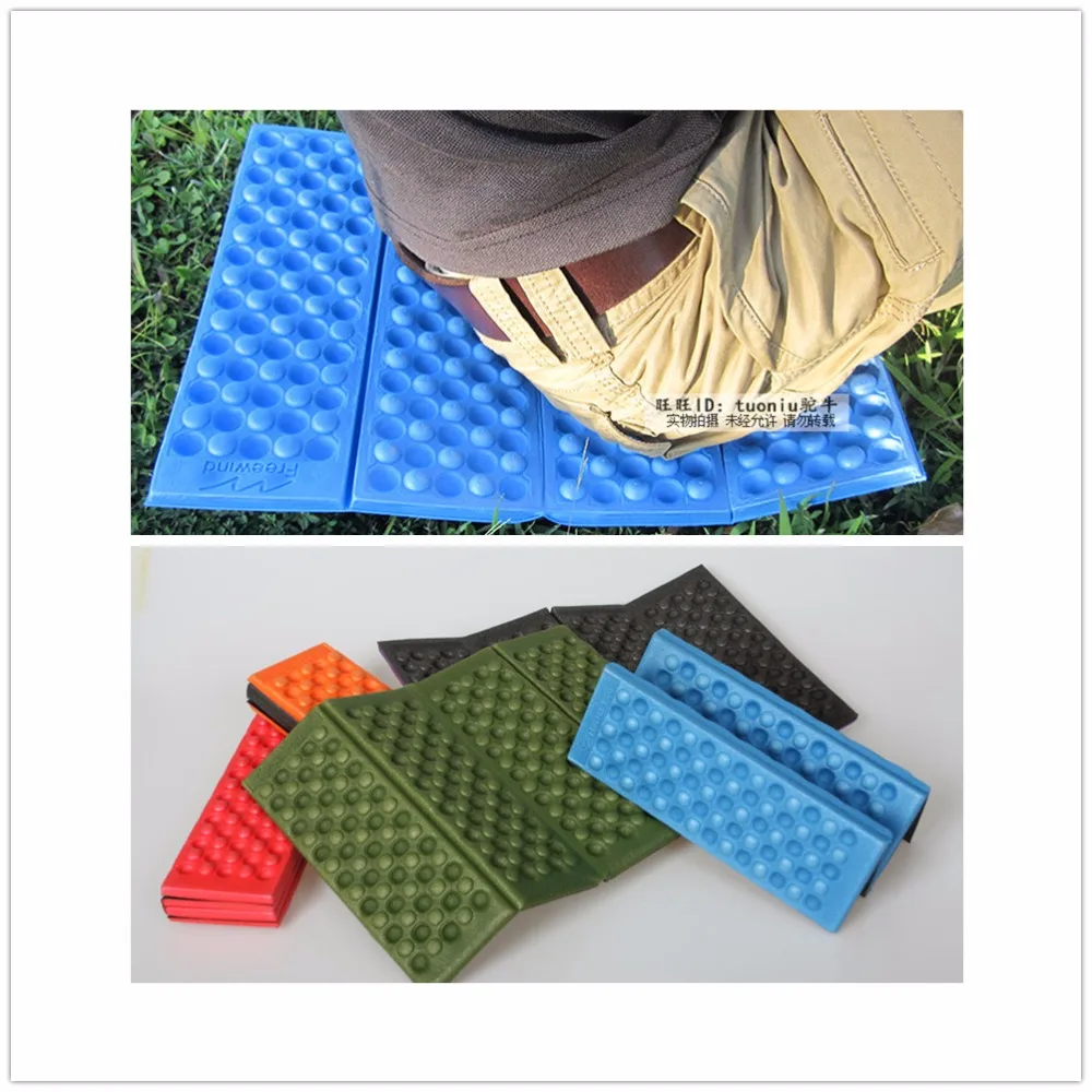 

100pcs/lot Outdoor Folding XPE Waterproof Camping Mat Picnic Damp Proof Sitting Mat Cushion Foam Beach Mat Tourist Mat