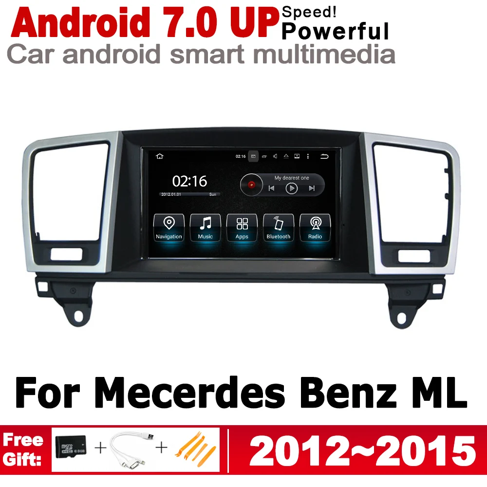 Excellent HD Screen Stereo Android 7.0 up Car GPS Navi Map For Mecerdes Benz ML 2012~2015 NTG Original Style Multimedia Player Auto Radio 0 Excellent HD Screen Stereo Android 7.0 up Car GPS Navi Map For Mecerdes Benz ML 2012~2015 NTG Original Style Multimedia Player Auto Radio 0