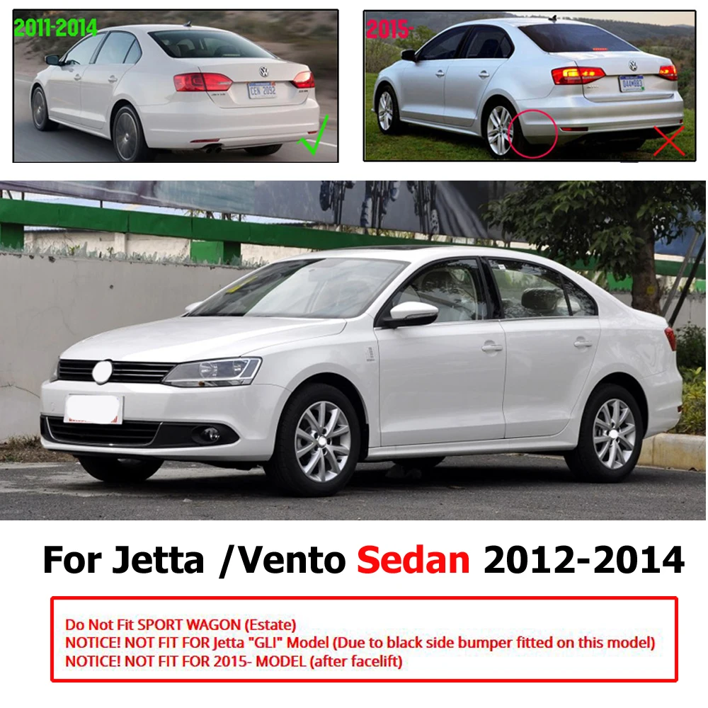 Брызговики для VW Jetta Mk6/A6 2011/2012/2013|rear mud flap|splash guardmud flaps |