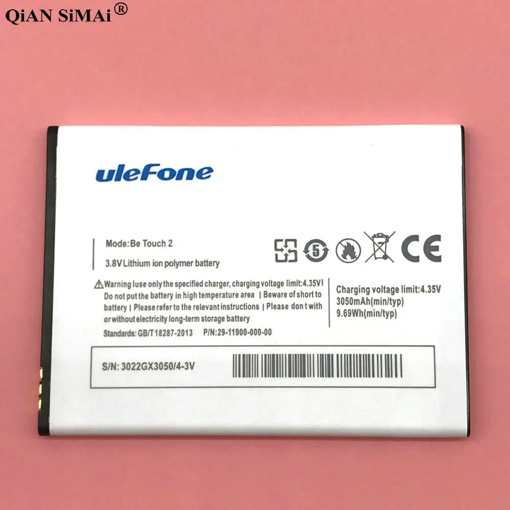 Новый высококачественный аккумулятор 3050 мАч для телефона Ulefone Be Touch 2 3|battery for|ulefone