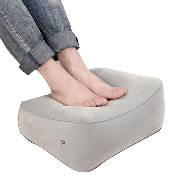Travel Home Inflatable Soft Foot Rest Portable Pad ...