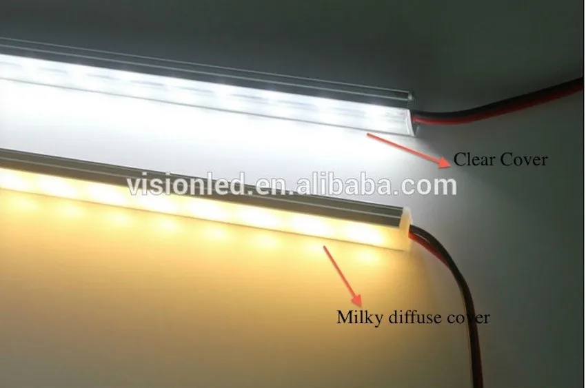 20 штук много, свет кабинет бар, 0.5 м с 36 шт. 5630 SMD LED, 10 Вт, снимите крышку и молочно крышка диффузный avaiable