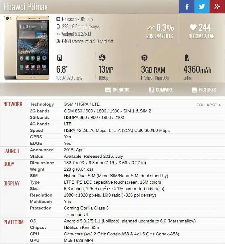 Сменный сенсорный ЖК экран для Huawei P8 Max|lcd for huawei p8|huawei p8 screen replacmentlcd display |