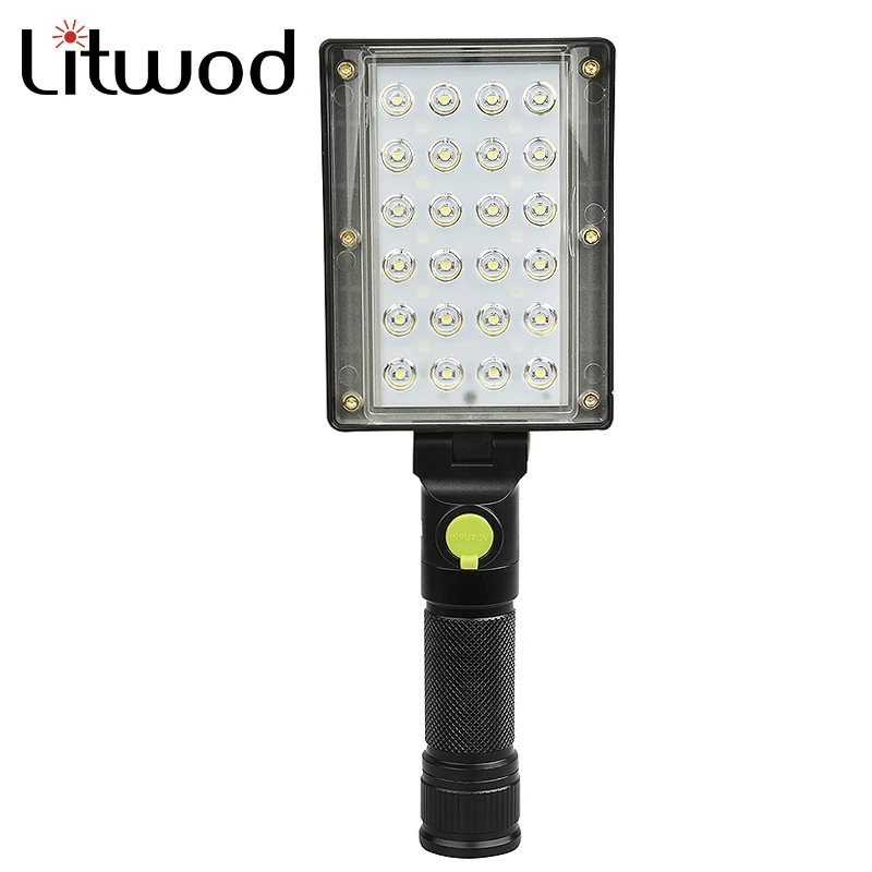 

Litwod Z20190 LED Flashlight 24 LED COB 4000 Lumens 5 Modes Lanterna Aluminum waterproof torch For Camping Portable light