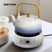 Японский чайный набор 220 V 1200 W 50 Гц керамики Чай горшок электрическая керамическая плита в комплекте чайник вареные Пособия по кулинарии Многофункциональный нагревательная плита кастрюлька, сохраняющая тепло