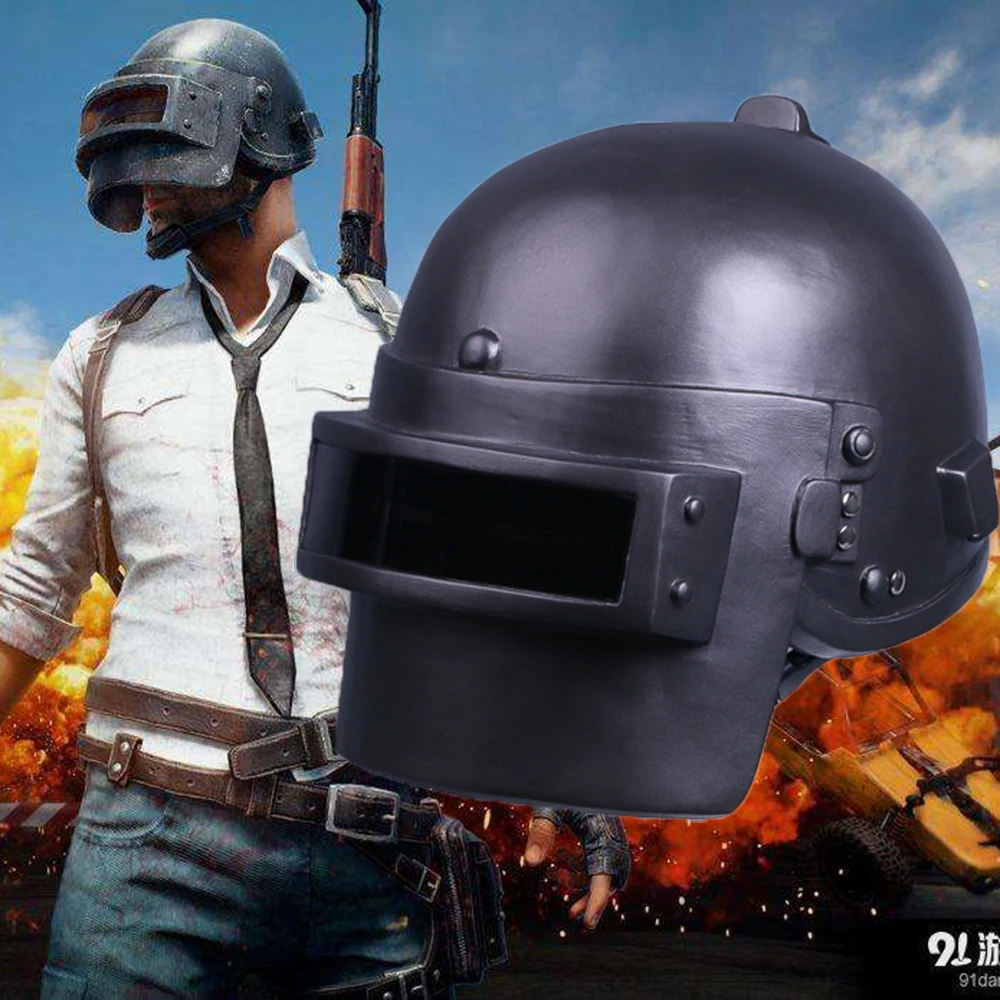  Halloween Playerunknown Battlegrounds PUBG Level 3 Helmet Cosplay Prop Mask