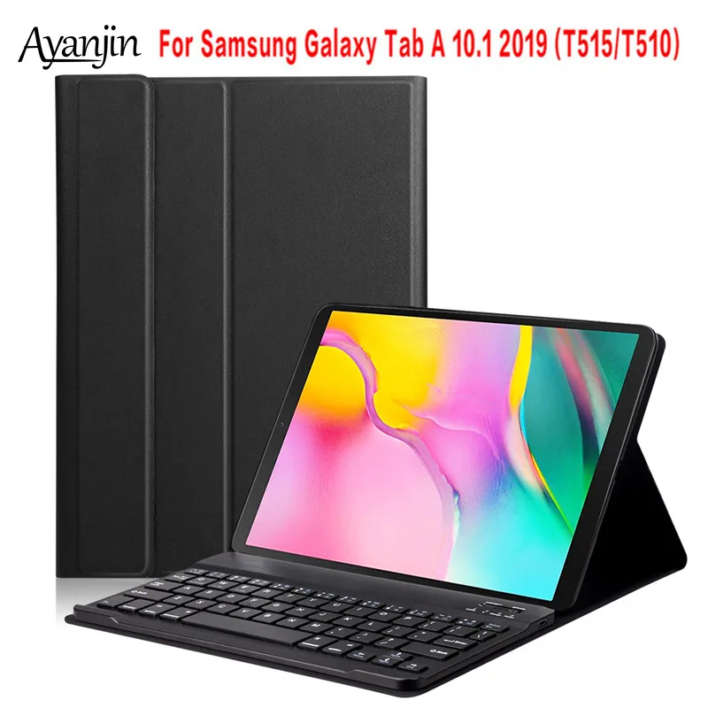 

Wireless Bluetooth Keyboard Case for Samsung Galaxy Tab A 2019 SM-T510 SM-T515 T510 T515 Detachable Portable Tablet Cover+3 in 1