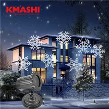 

Kmashi christmas decoration lights waterproof outdoor decoration snowflake led projector lamp Plug-in Fairy Lights