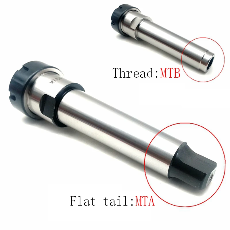 ER16 MT2 M10 Thread Collet Chuck Holder Morse Taper Adapter CNC Mill Drill Tool
