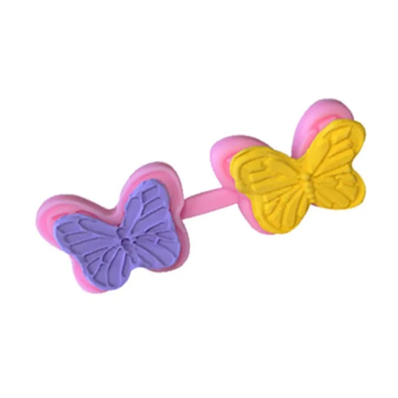 

4YANG Butterfly Silicone Mold Fondant Molds Cake Decoration Stencil Confectionery Sugar Paste Cake Mould Baking Tools Supplies