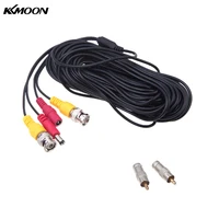 Кабель видеонаблюдения 65 футов, 20 м, кабель BNC, силовой Сиамский кабель 20 м для камеры видеонаблюдения, комплект DVR, аксессуары для системы видеонаблюдения - изображение