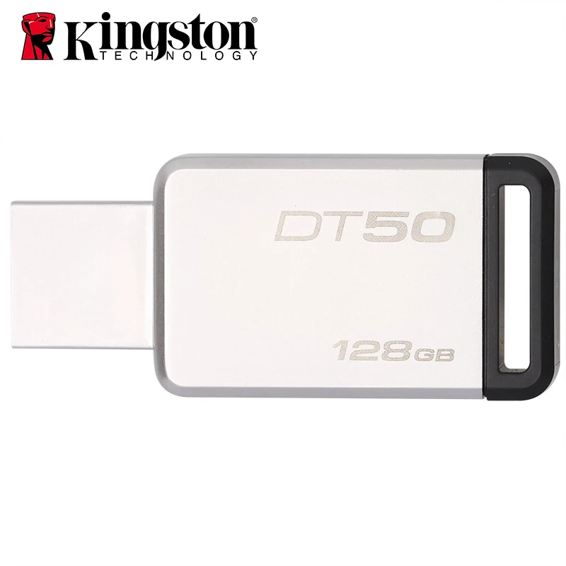 kingston USB флеш-накопитель 32 Гб флешки 16 Гб USB 3,0 64 Гб металлическая ручка-накопитель 128 ГБ U диск карта памяти 128 ГБ