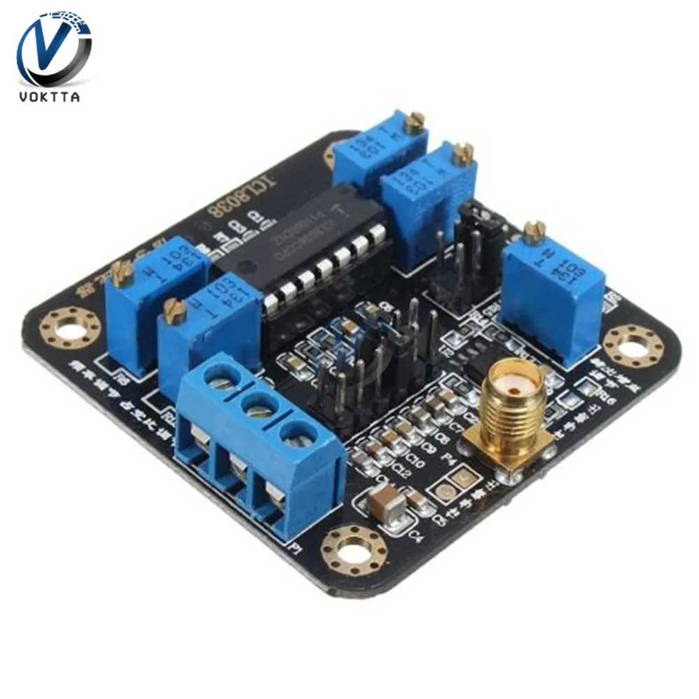 

ICL8038 Low-Frequency Pluse Signal Generator Module Square Wave Waveform Board Synthesizer Function Generator
