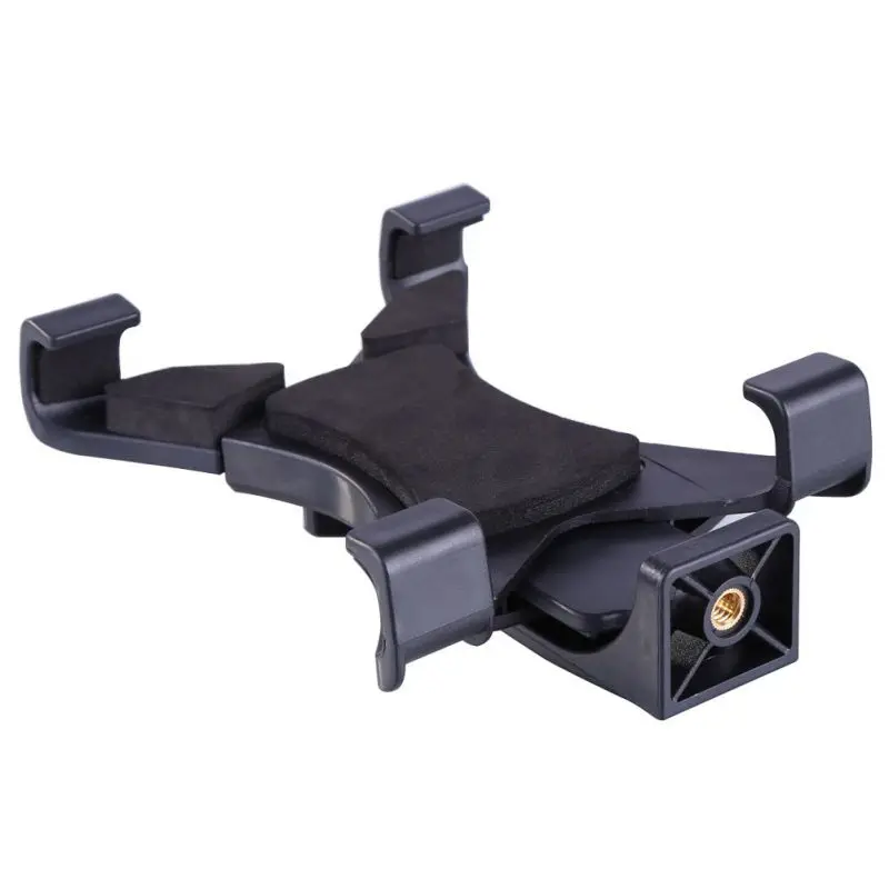 

2-in-1 Tripod Mount Universal Adjustable Cell Phone Monopod Holder Clip Adapter Clamp Stand for 7-10 Inches Tablet Computer