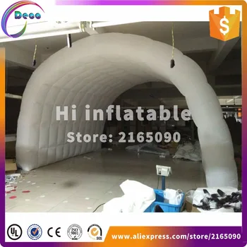 

6*4*4m white color inflatable channel inflatble tunnel tent passageway access for party