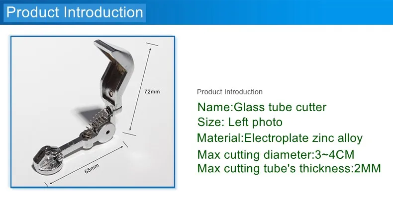 Резак для стеклянных трубок, Стекло труборез, автомат для резки, сделай сам, инструменты для Стекло трубы 2 шт./упак