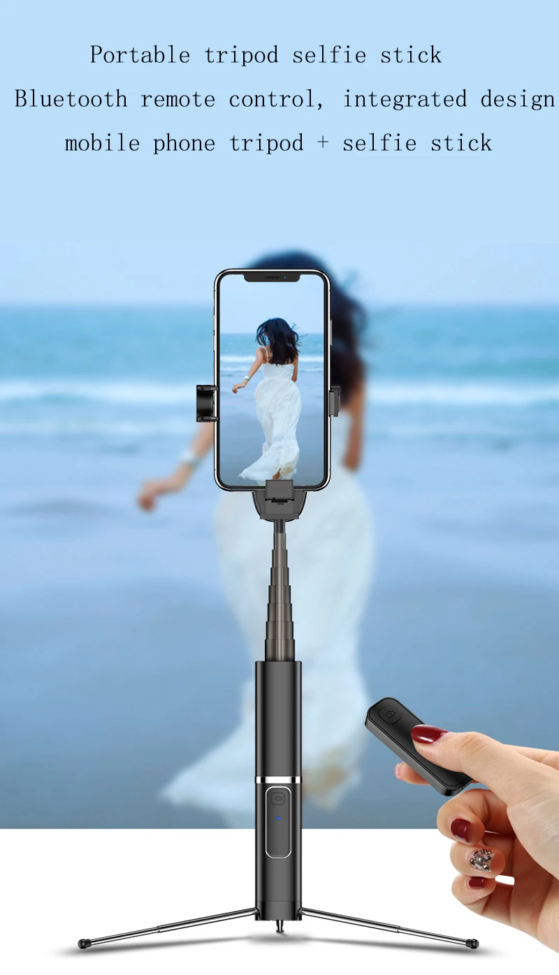 

Portable Tripod Monopod Furniture accessories Stick Mini Foldable Wireless Bluetooth Self With Remote Control Lever Holder