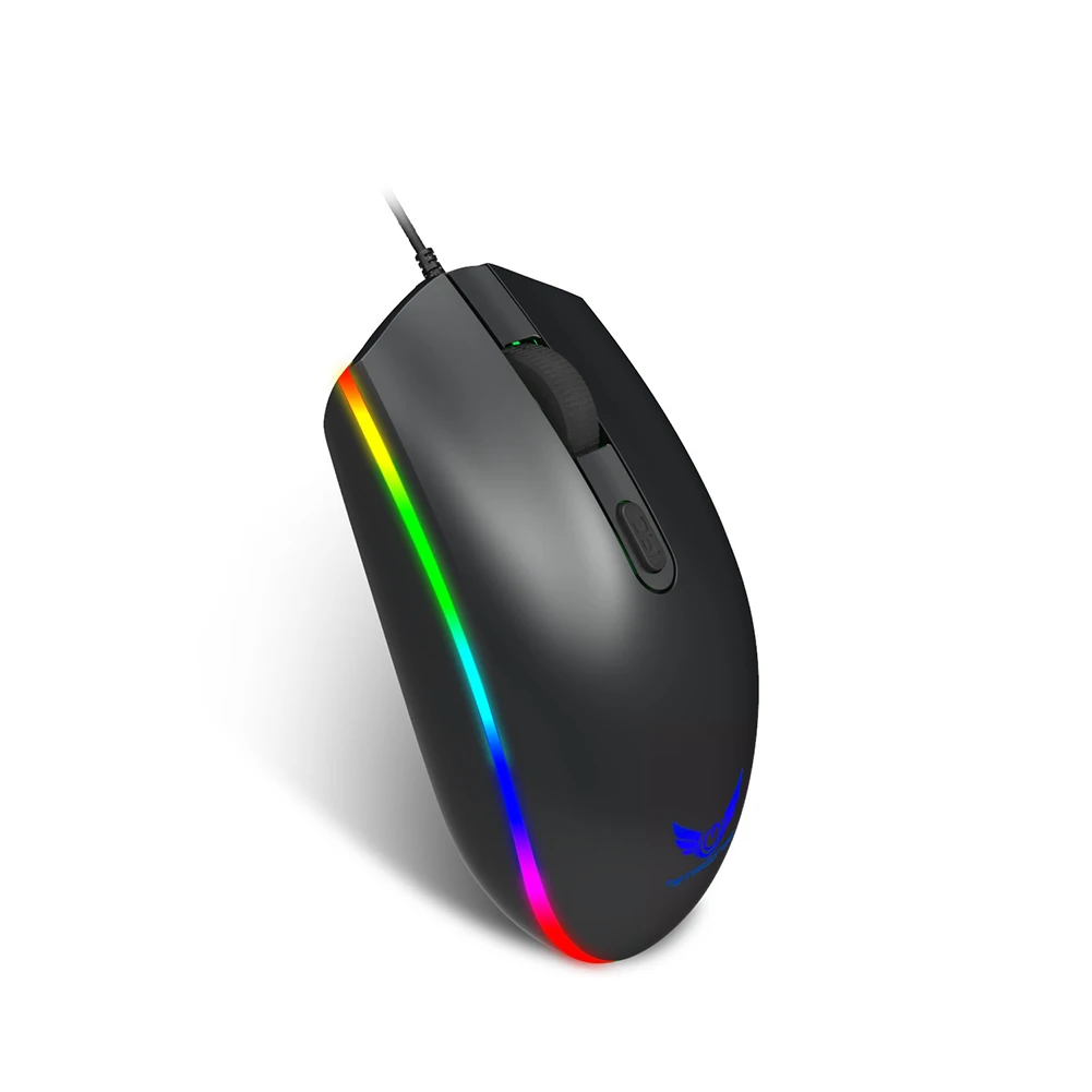 S900 подсветка RGB светодиодный эргономичная оптическая мышь 1600 dpi игровая мышь компьютер 4 кнопки USB Проводная мышь#0124