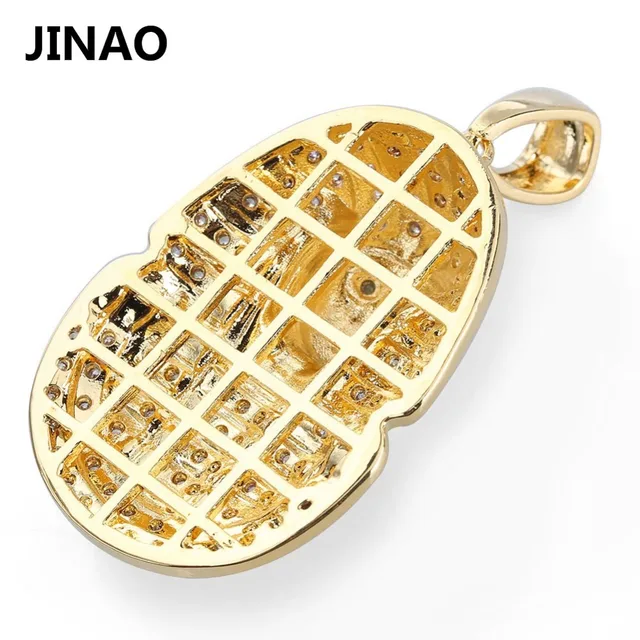JINAO Hip Hop Jewelry Iced Out Gold Color Plated Egyptian