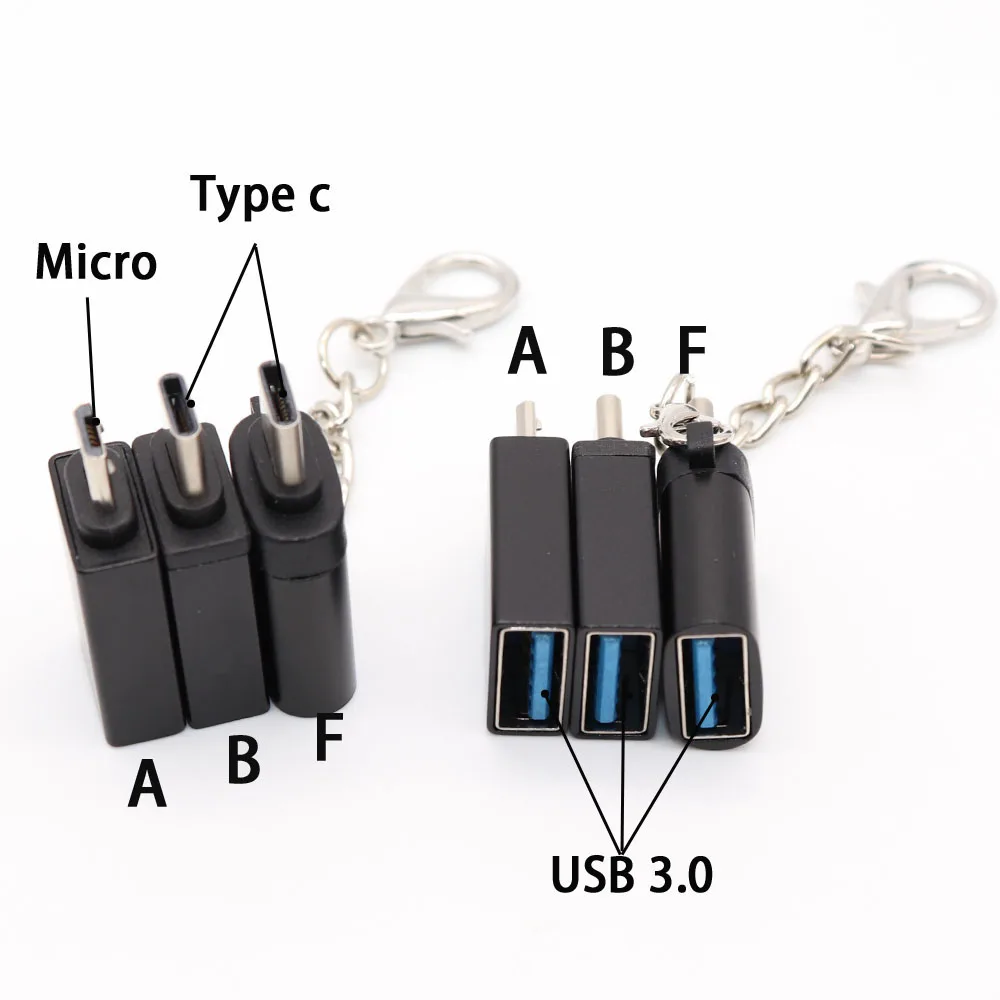 Адаптер otg TingDong type c 3 0 micro usb преобразователь данных для зарядки и передачи microusb usbc