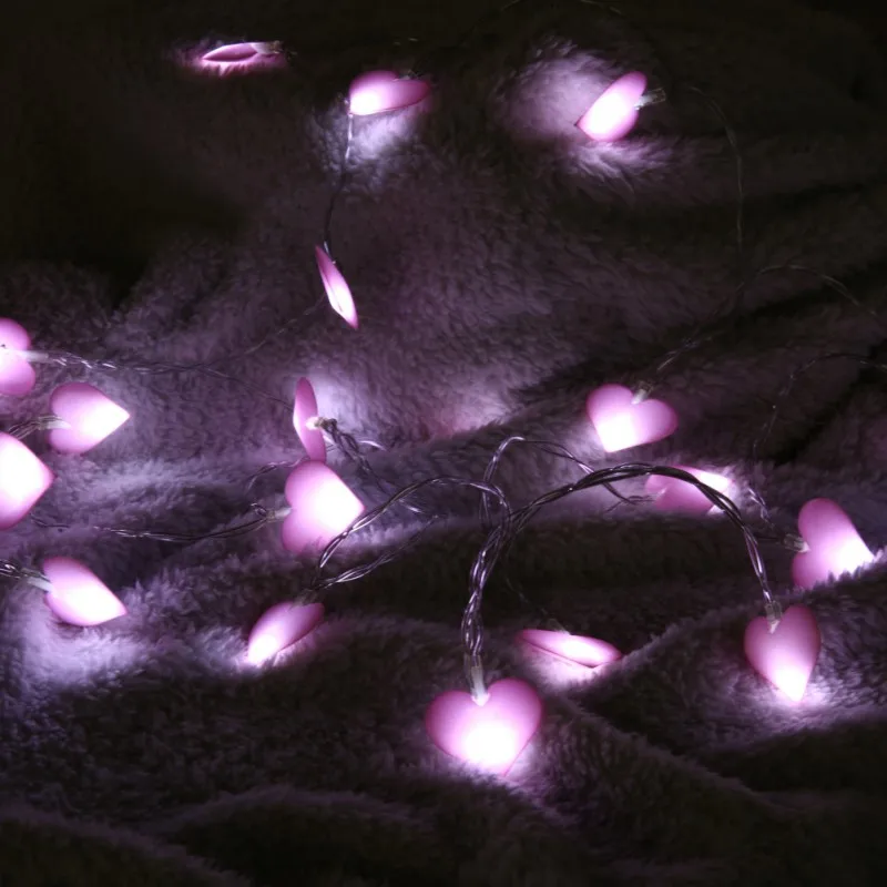 

Romantic 3m 20 LED Love Heart Fairy Christmas String Light Wedding Children Room Decor Light new
