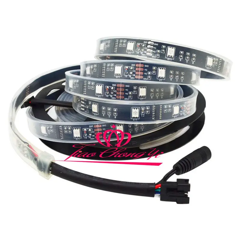 Светодиодная лента 5 М 5050 150LED RGB Dream Color 6803 IC IP67 и RF источник питания 5A 12 В|rgb dream
