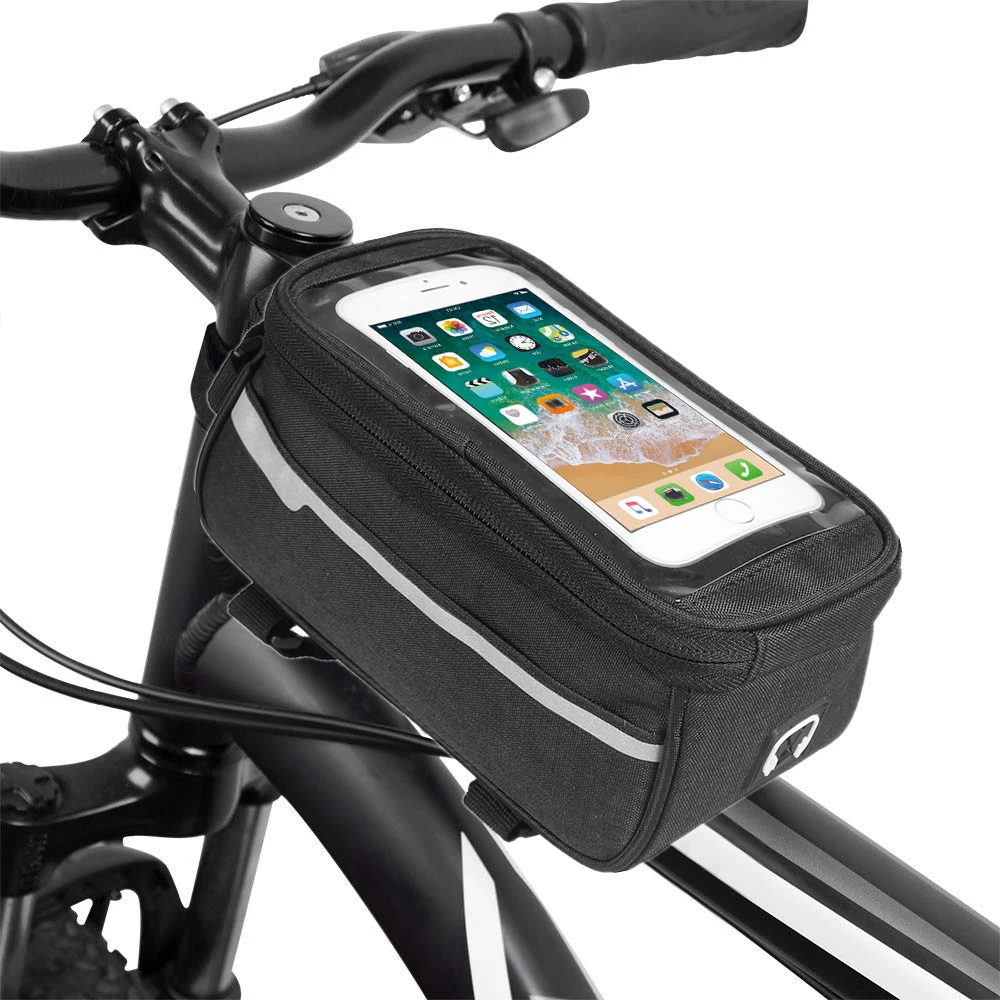 Perfect Zacro Bicycle Bags Cycling Bike Frame 6 inch Phone Bag Holder Pannier Mobile Phone Bag Case Pouch 3 Perfect Zacro Bicycle Bags Cycling Bike Frame 6 inch Phone Bag Holder Pannier Mobile Phone Bag Case Pouch 3