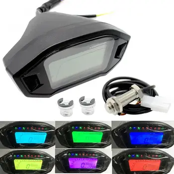 

12V Motorcycles Modified Speed Mileage Monkey Liquid Crystal 2-4 Cylinder Speedometer
