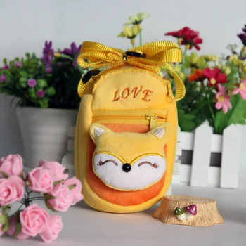 

600PCS/LOT Girls Phone Purse Halter Wallet Women New Fashion Cartoon Cute Zipper Coin Case Pouch Randomly Color