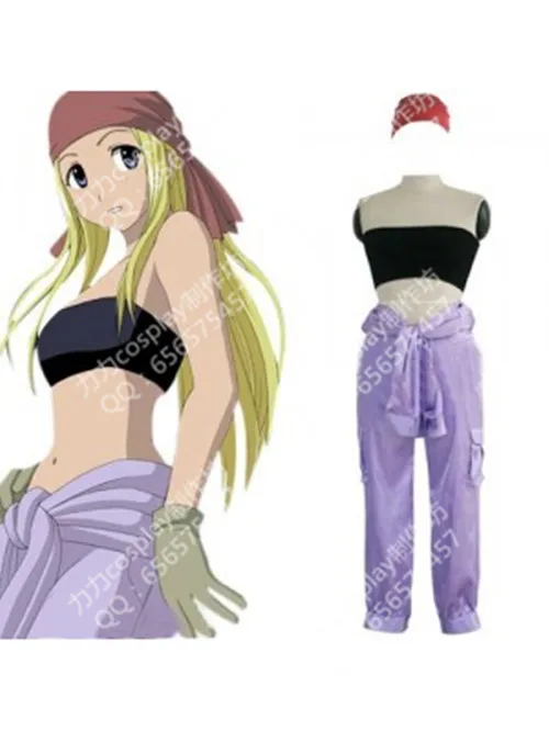 

Fullmetal Alchemist Winry Rockbell Anime Cosplay Custom Made Uniform