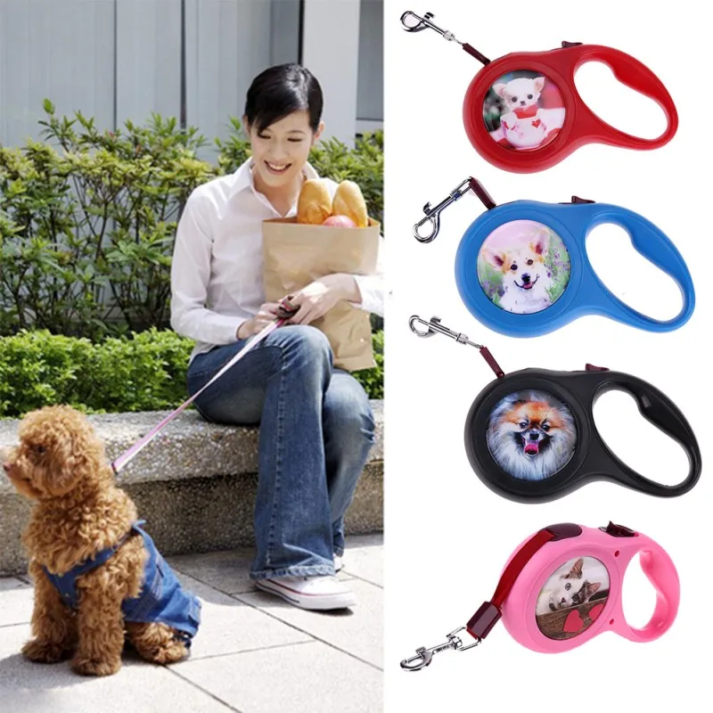 

3 Meter Dog Leash Automatic Retractable Dog Traction Rope Leash ABS Large Handle Durable for Outdoor Walking Pet Supplies