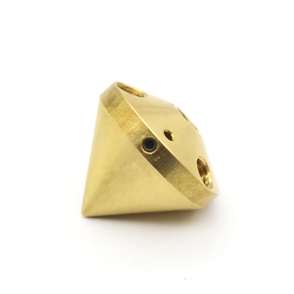 

High-quality 3D Printer Accessories 3 IN 1 OUT Brass Multi Color Nozzle Extruder Diamond Hotend 0.4mm 1.75mm Filament