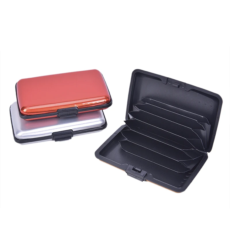 Portable New Women Men Business Name Card Case Holder Container Credit Business Card Holder Wallet For Women Men