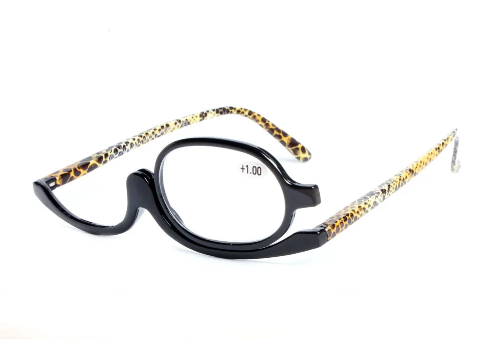 180 градусов вращающийся Монокуляр для женщин и мужчин косметика очки макияж очки для чтения диоптрий+ 1,50+ 4,00