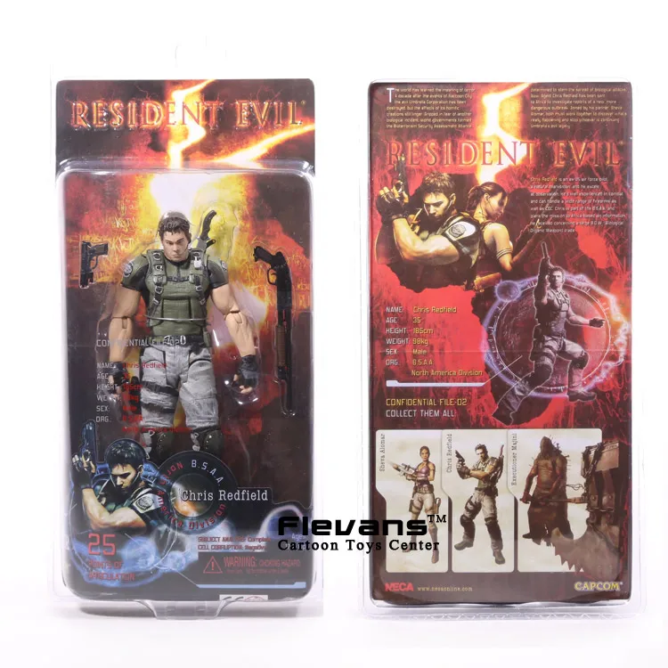 

NECA Resident Evil 5 Chris Redfield PVC Action Figure Collectible Model Toy 7" 18cm