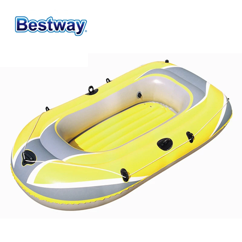 

61064 Bestway 2.28mx1.21m(90"*48") Inflatable Fishing Boat/3-person Plastic Canoeing/Assault Boat/Rubber Boat for 3 people/Kayak