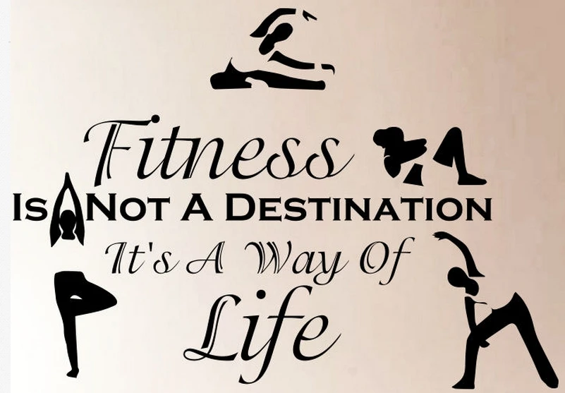 

Fitness Pvc Wall Sticker Quotes Sport Fitness Is Not Exercises Gym Mural Wall Sticker Sport Centre Yoga Bedroom Home Decoration