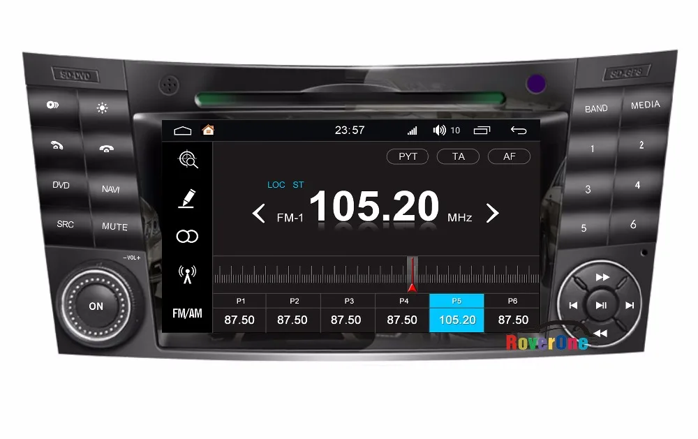 Perfect RoverOne For Mercedes W209 W463 G350 G500 G55 E500 2G RAM Quad Core Car Multimedia Player Navi Autoradio GPS Bluetooth S190 5