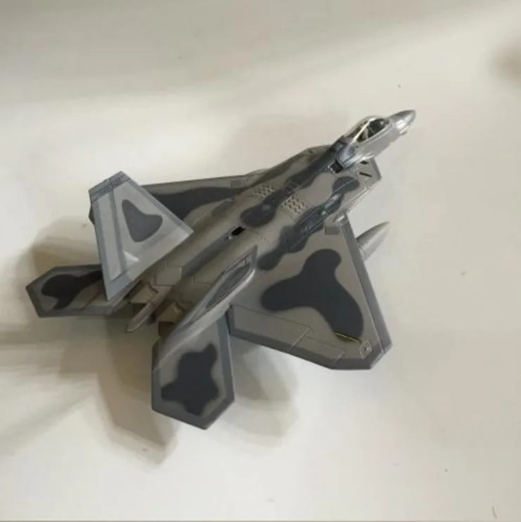 Высокая имитация США F-22 Raptor stealth fighter, 1: 100 Масштаб Сплав Военная Модель самолета, Коллекция Модель