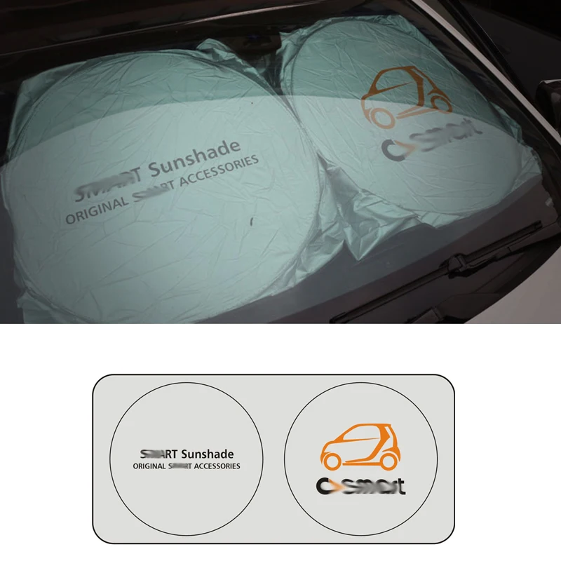 

best quality Car Windshield Cover Automobile Sunshade Shield for smart Visor Cover Summer Front Window Windscreen Cover