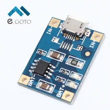 5pcs ICSA005A MICRO USB 1A Lithium Battery Charger Module Charging Board 4.5~5.5V 4.2V