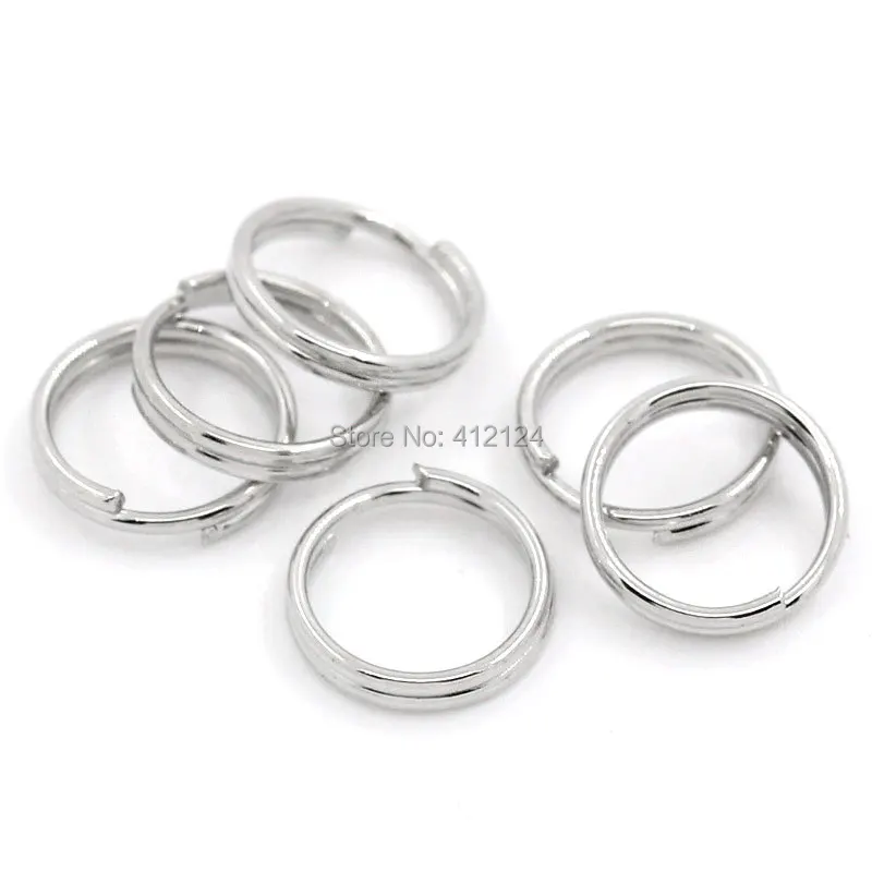 10mm 100pcs Antique Copper Bronze Split Dbl Jump Rings Jewelry Findings Earrings