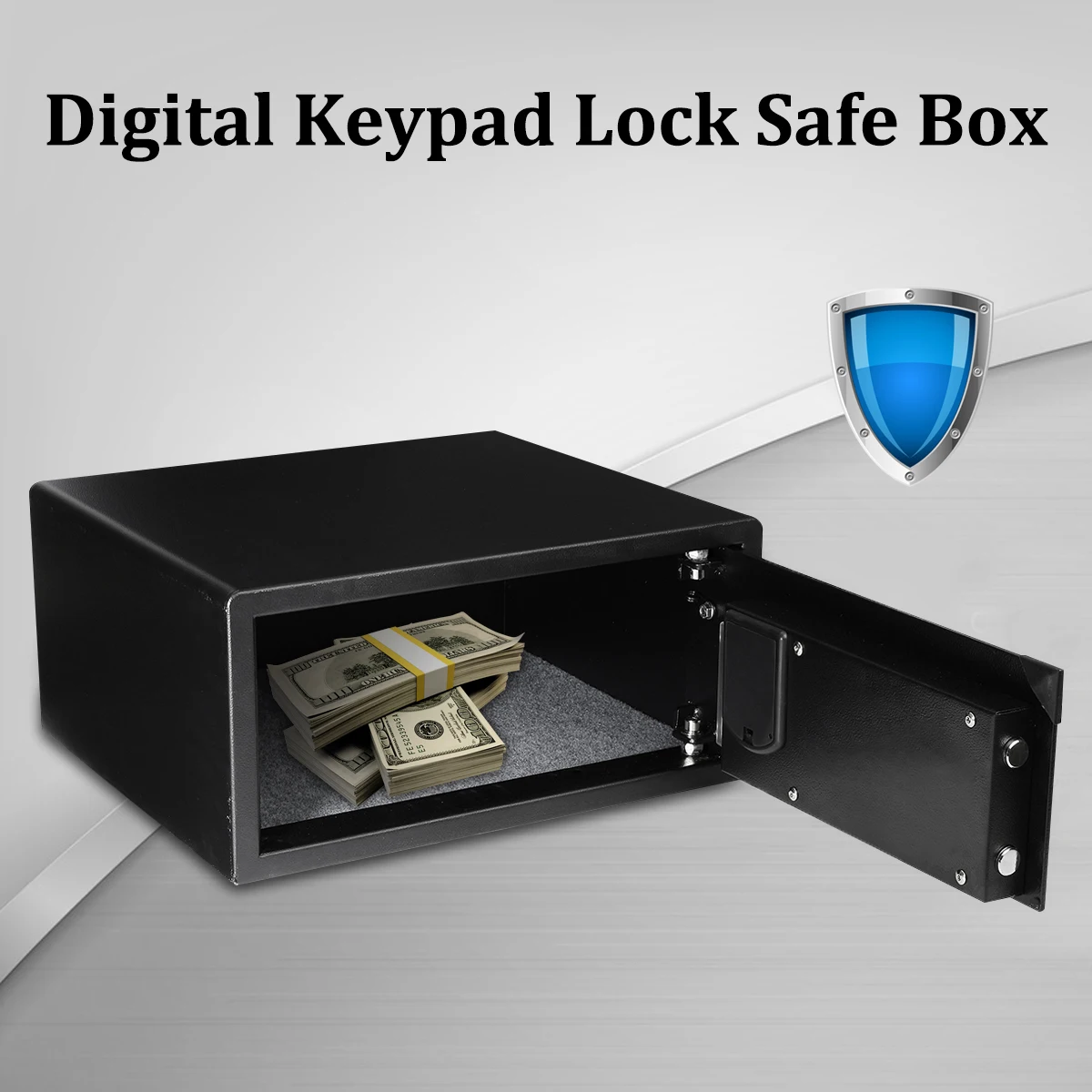 

Digital safes box for Fire Drill Resistant Ideal for Home Office use Safety Security Box keep Cash Jewelry or Documents Securely