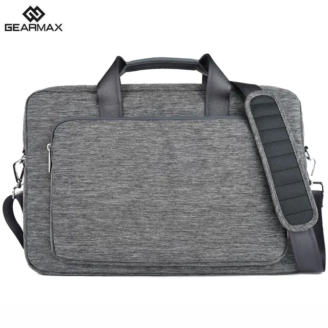2017 gearmax laptop bag 13 14 15 17 водонепроницаемый нейлон ноутбук случай мужская сумка для ноутбука для macbook air 13 pro женщины посланник мешки