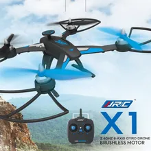 Drone RC Quadcopter Drone JJRC X1 2017 Baru Profesional Dengan D1806-2280KV Brushless Motor 2.4G 4CH 6-Axis 360 Derajat VS H11D