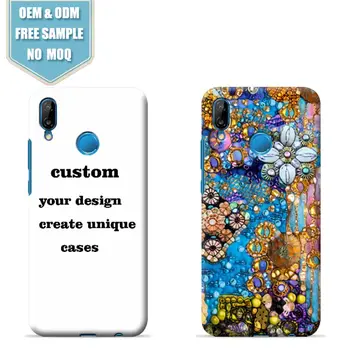 

Gem Flowers Custom Mobile Case for Huawei P20 Lite/P20 Pro For Huawei Series Full Wrap Printing Cases Drop ship support