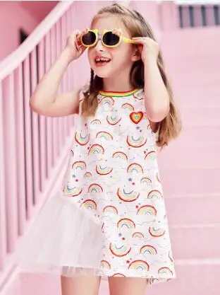 Новое поступление года; летнее платье для девочек; вечерние модные элегантные платья принцессы для девочек; одежда для детей в европейском стиле; C21