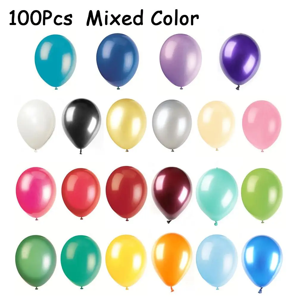 

100PCS Balloons 10inch Pearl Balloons Wedding birthday Balloons party decorations Kids Toys Ballons Party Birthday Supplies