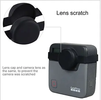 

Fusion Silicone Lens Cover Protector Rubber Cap Protector Replacement Lens Cap for Go pro GoPro Fusion Action Camera Accessories