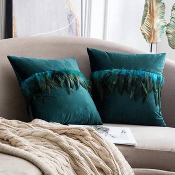 

Decorative Luxury Throw Pillow Covers Velvet Elegant Pillow Cases Square Soft Pillow Shams Cushion Covers for Home Decoration